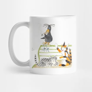 Crow cig butt Moppet Mug